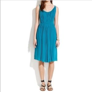 Madewell Sun Isle Dress in Peacock